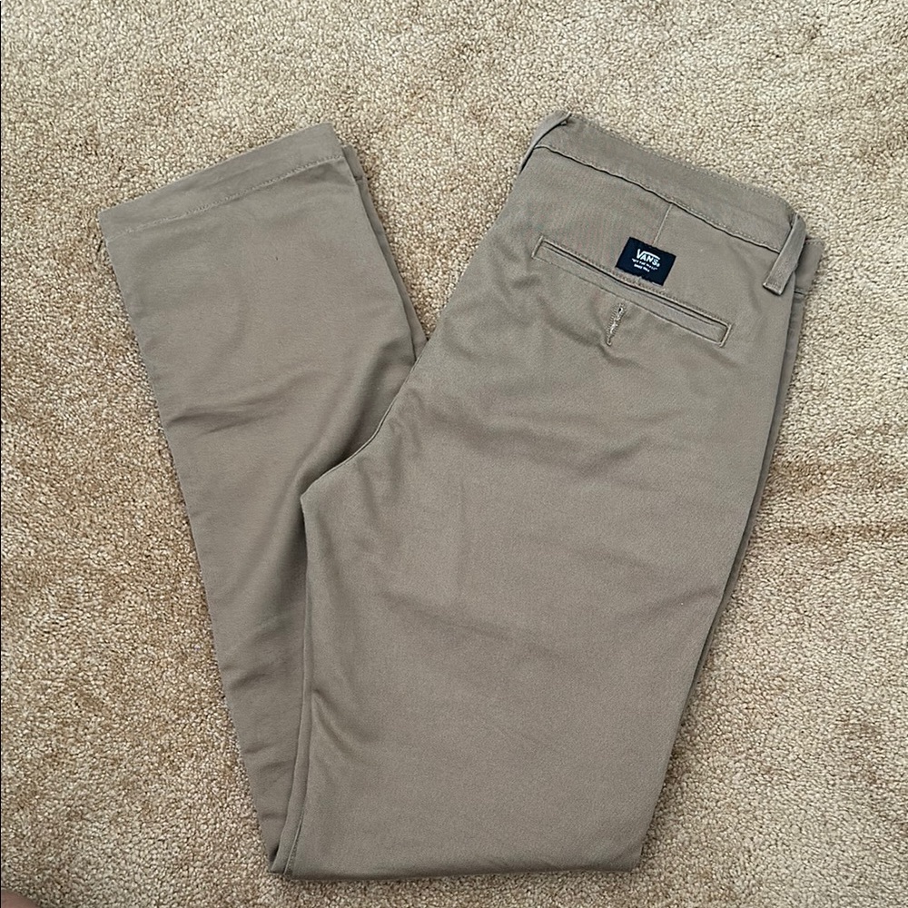 Vans Tan Chino Pants Classic Style